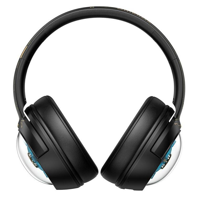 سماعة الألعاب اللاسلكية ثلاثية الأوضاع ONIKUMA GT802 مع إضاءة RGB وتحكم في مستوى الصوت وبطارية تدوم 10 ساعات - أسود