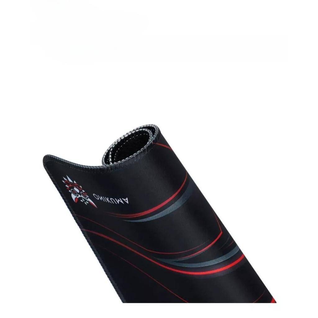 وسادة ماوس ألعاب ONIKUMA MP002 بقاعدة مطاطية مضادة للانزلاق - 350×300×2 مم - أسود/أحمر