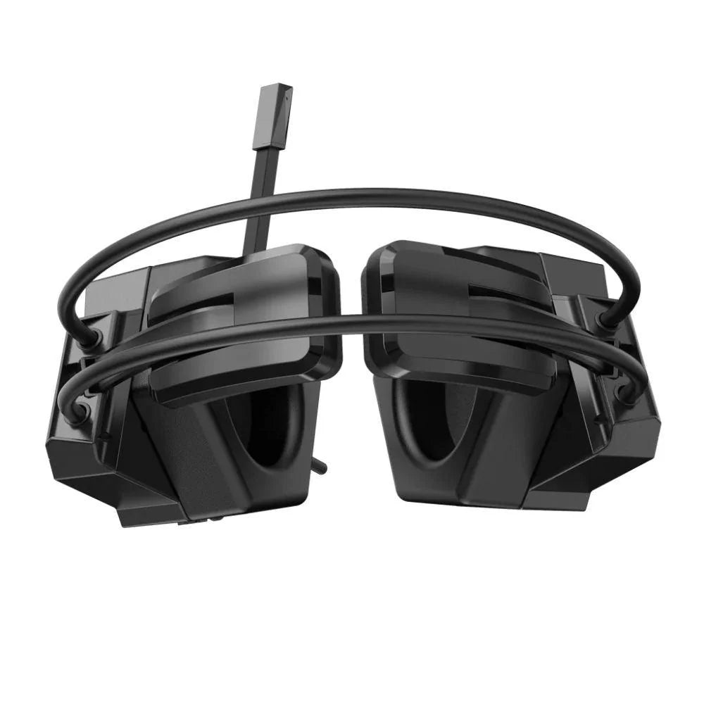 سماعة الألعاب السلكية ONIKUMA X20 بصوت محيطي 7.1، وإضاءة RGB، ومنفذ USB ومنفذ 3.5 مم، وكابل بطول 2.2 متر - أسود