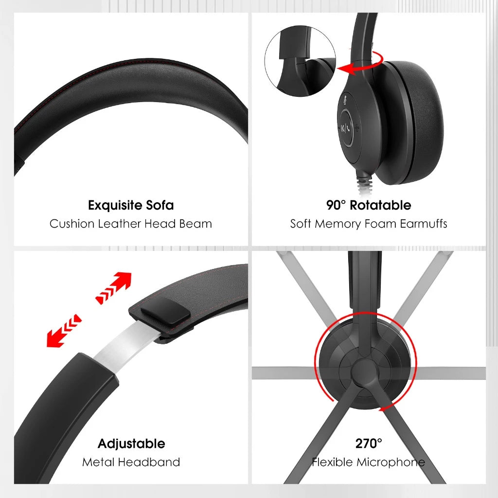 سماعة رأس سلكية للألعاب Onikuma X37، اتصال USB وType-C، صوت ستيريو، كابل بطول 1.8 متر - أسود