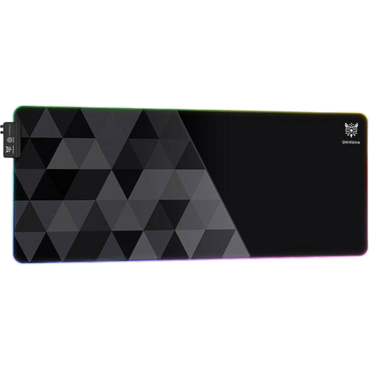 ONIKUMA MP006 RGB Gaming Mouse Pad with Non-Slip Rubber Base – 800×300×4mm – Black