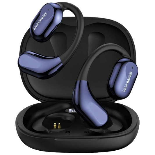 ONIKUMA T209 OWS Wireless Earbuds with Bluetooth 5.4, Live Translator, Cyberpunk Design, and 6-Hour Battery – Black