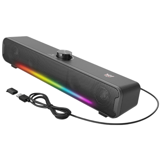 Onikuma L16 Dual Mode Gaming Speaker Bluetooth and USB RGB Light Portable Soundbar - Black
