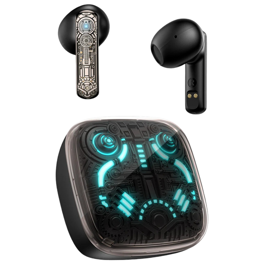 Onikuma T1 Wireless Gaming Earphones Bluetooth 5.3 Type-C Charging 7 Hour Battery - Black