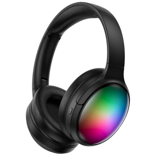 Onikuma B3 Wireless Gaming Headphones Bluetooth 5.3 RGB Light ANC Mic 45 Hour Battery - Black